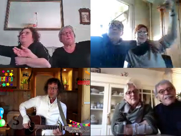 Skype Feestje Familiefeest online, Skype feestje
