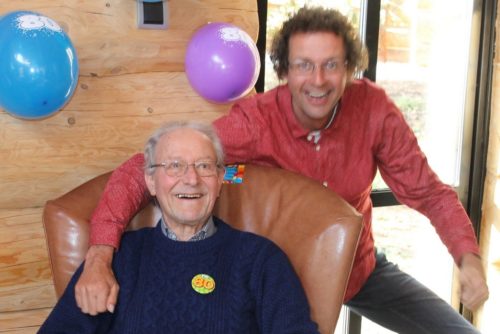 Arnoud en vader 80ste verjaardag
