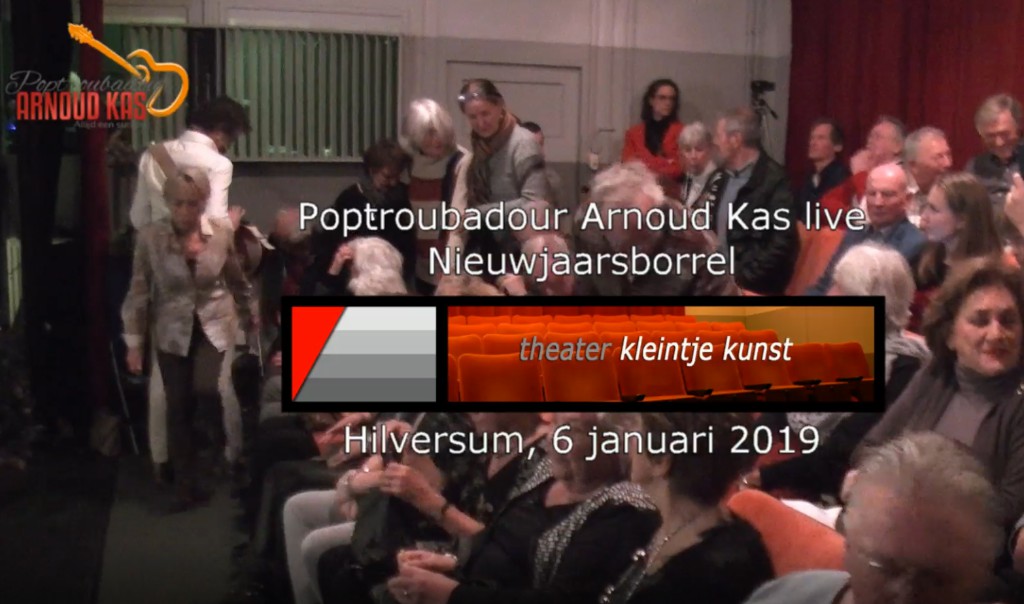 Zondag 6 januari 2019; Nieuwjaarsborrel en gratis concert in Theater Kleintje Kunst in Hilversum