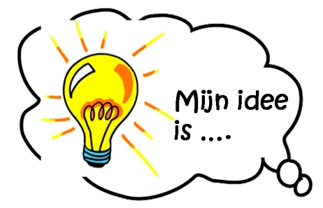 mijn idee is