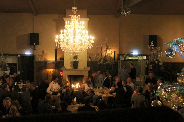sfeervolle kerstborrel