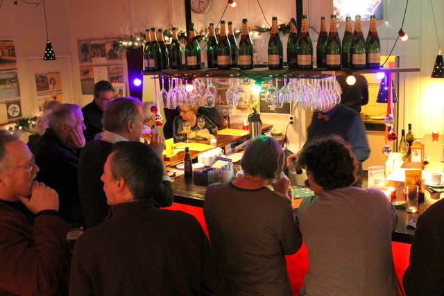 Kerst aan de bar